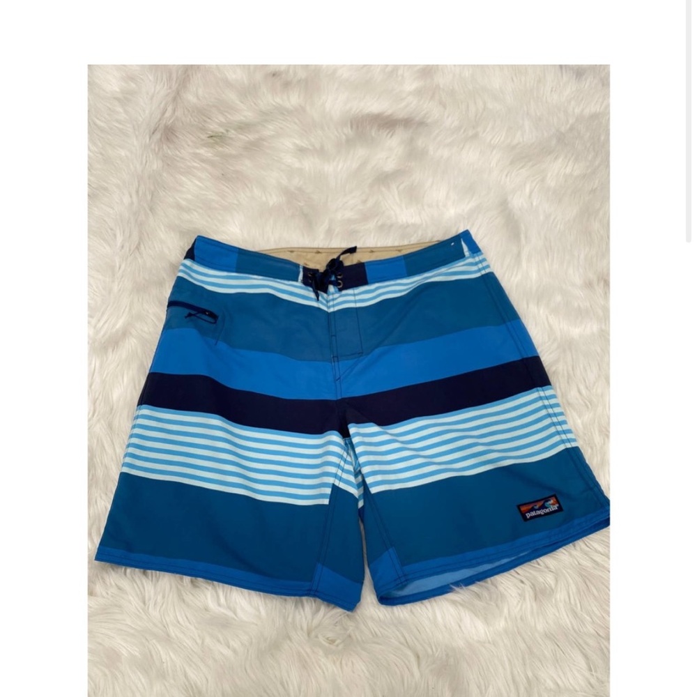 PATAGONIA Wavefever Men’s 19’ Blue Swim trunks size 32